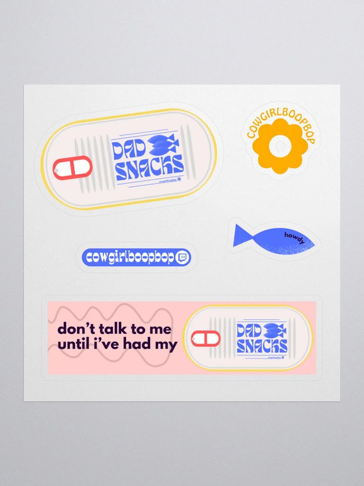 dad snack sticker pack product image (2)
