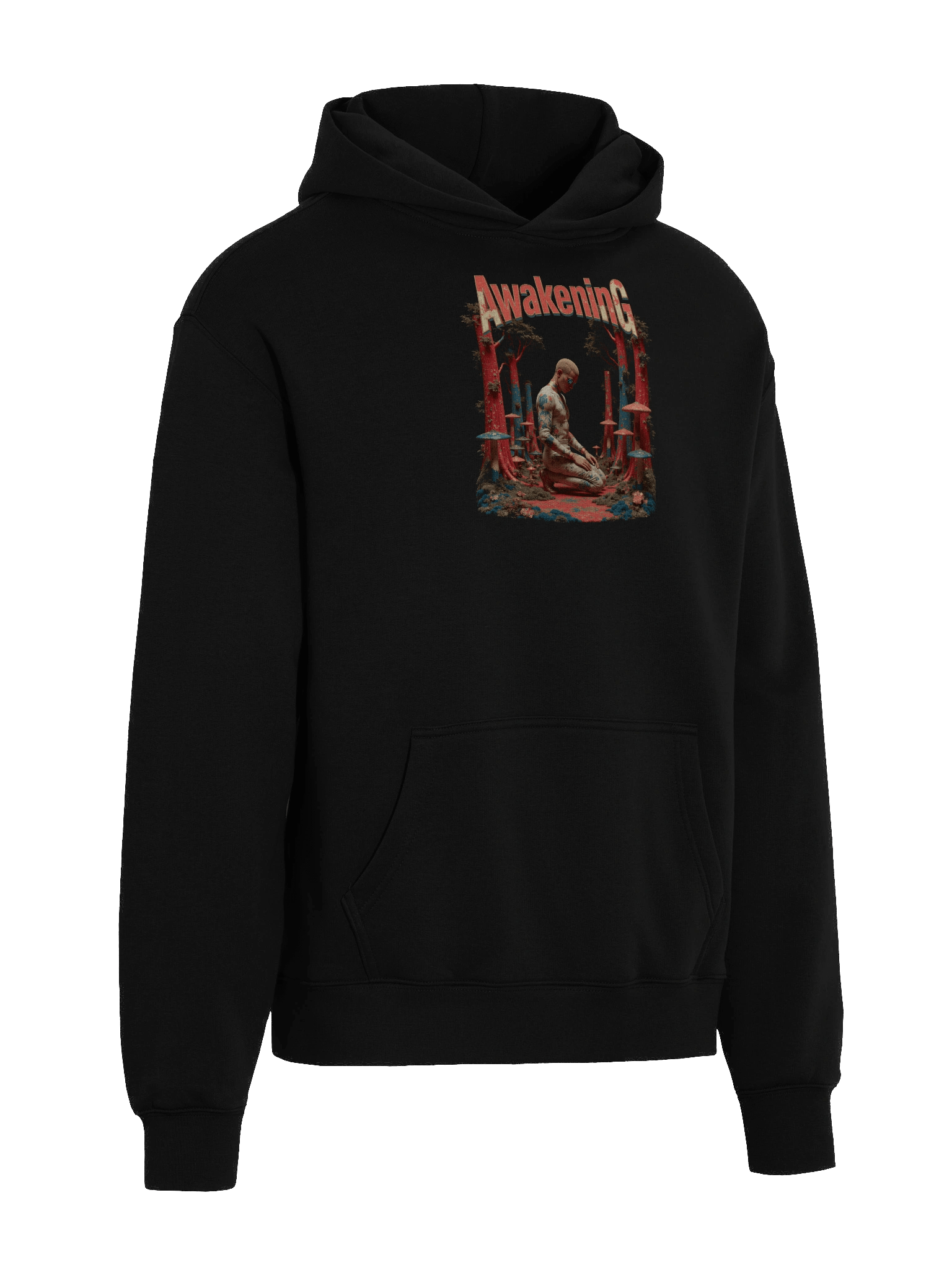 Spiritual Awakening Mystical Mushroom Grove Oversized Hoodie product image (14)