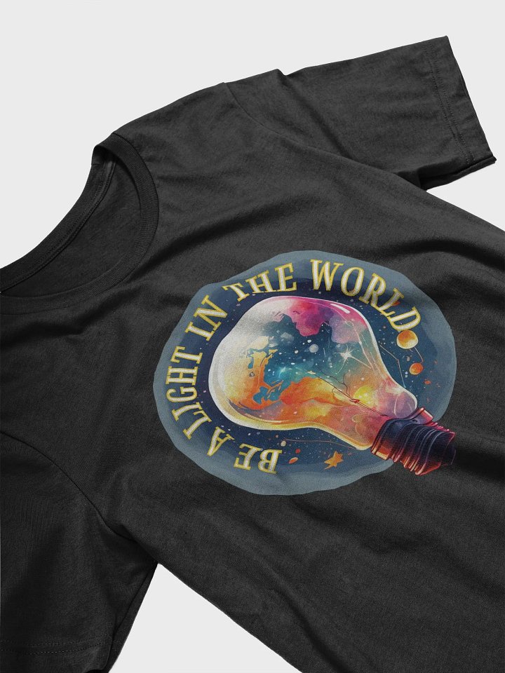 Reflective Bulbs Graphic T Shirt | Be A Light In The World product image (2)