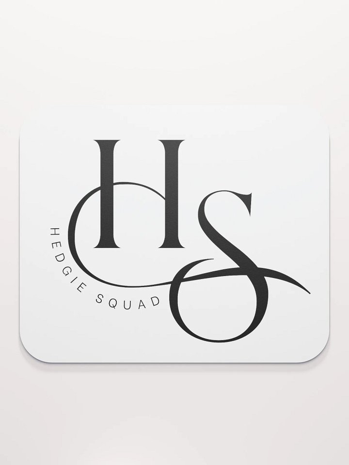 Hedgie Squad white mousemat (8.7″ × 7.1″ // 22cm × 18cm) product image (2)