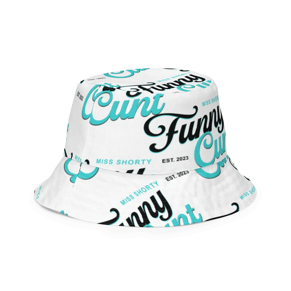 Reversible Bucket hat With Bold Pink Short and Funny C!nt product image (3)