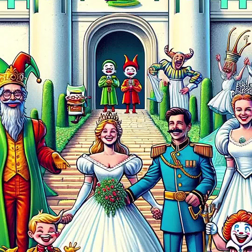 In a world where fast food royalty reign supreme, imagine the ultimate union: Burger King and Dairy Queen tie the knot, givin...