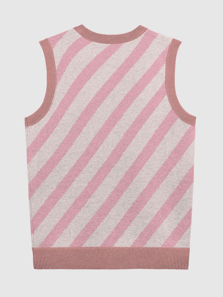 TeddyChan Stripe Vest - Pink product image (6)