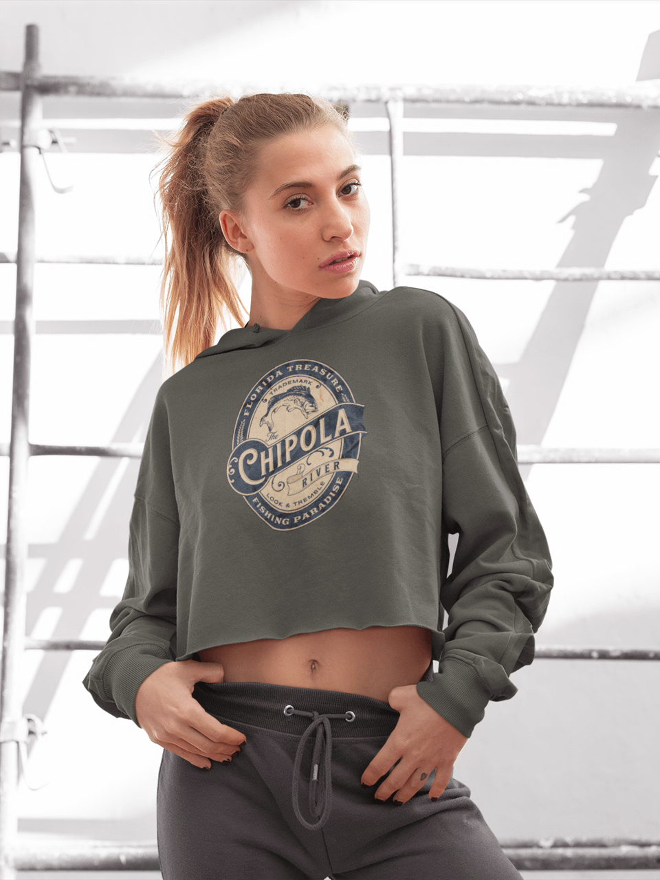 The Vintage Crop Hoodie product image (1)