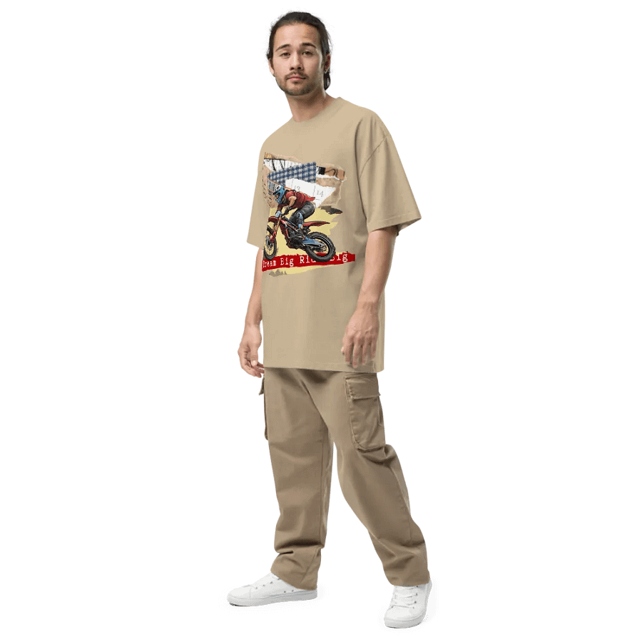 Dream big, ride big oversized t-shirt product image (6)