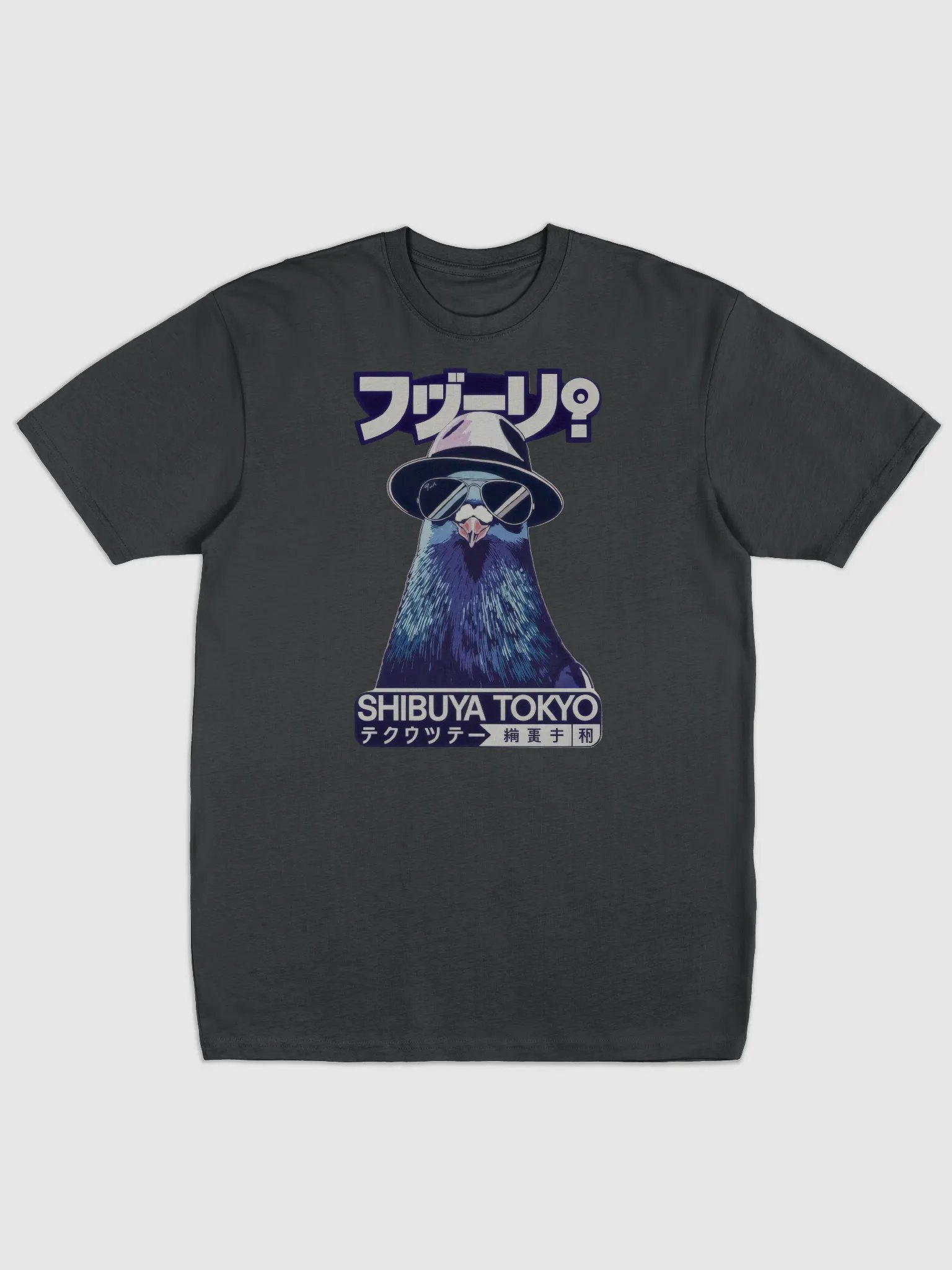 Shibuya Pigeon Cool Cotton Heritage Men's Premium Heavyweight Tee product image (1)