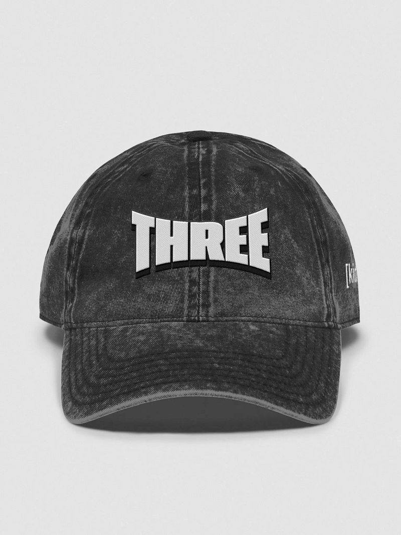 THREE SET WORLDWIDE - Denim Dad Hat