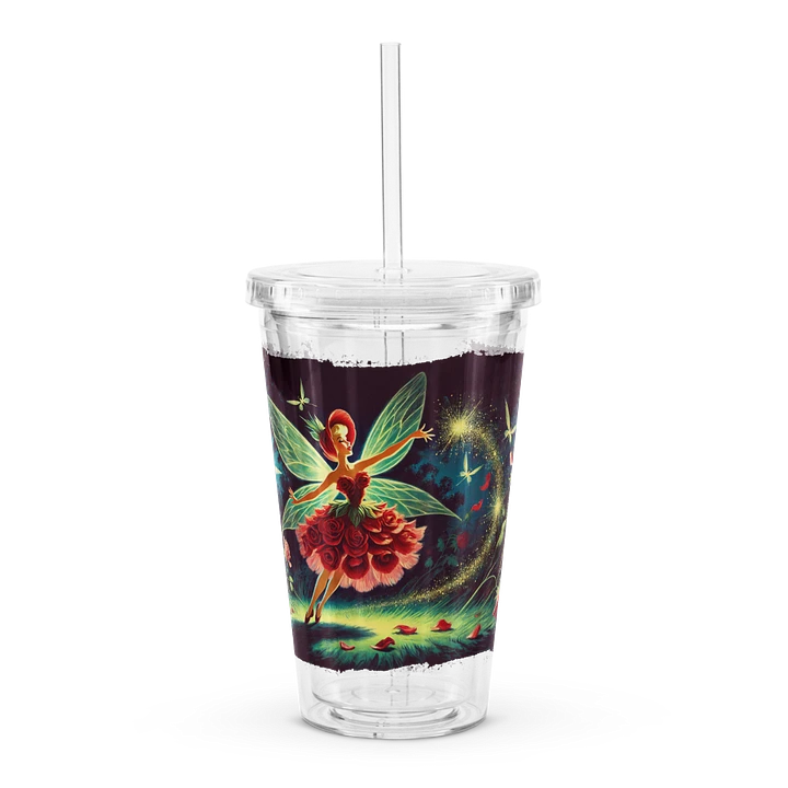 Enchanted Red Rose Fairy Double Wall Tumbler product image (1)