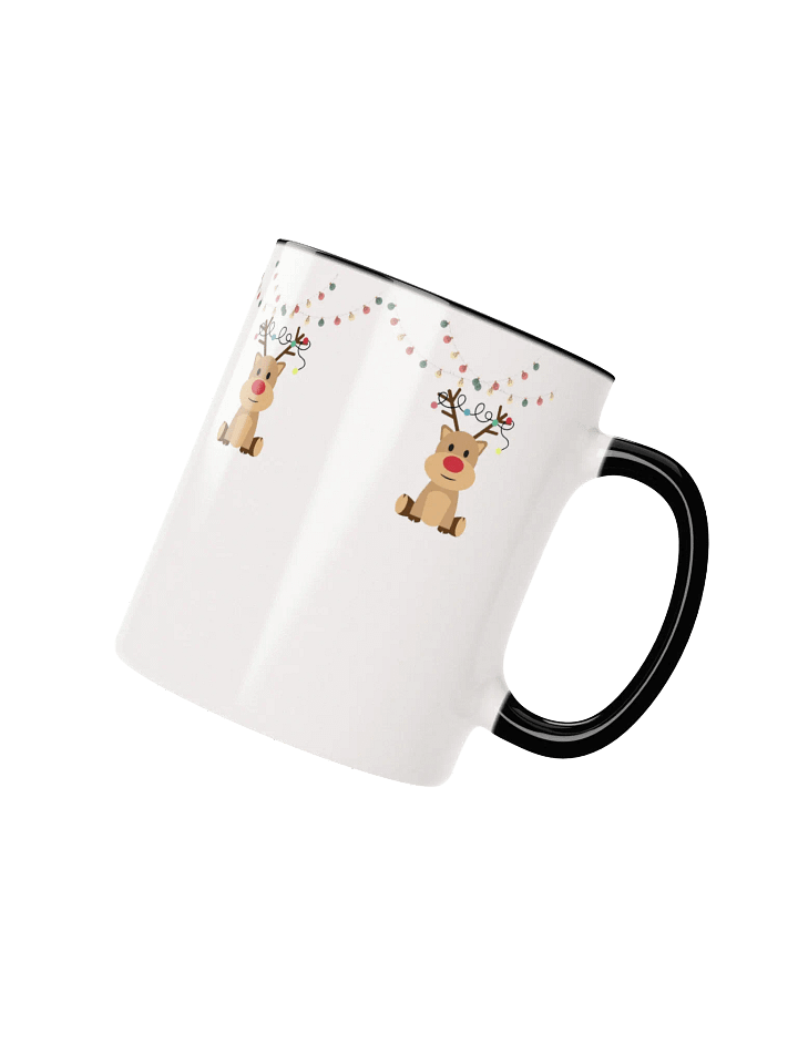 Festive Reindeer Lights Ceramic Mug product image (2)