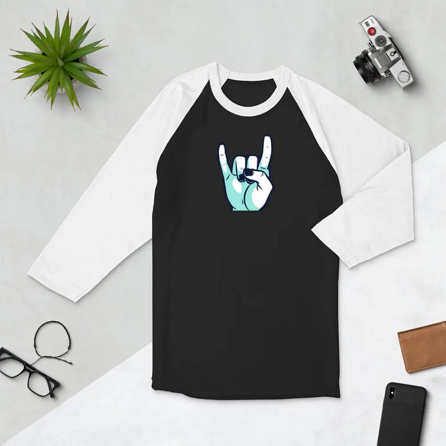 Rock Fist Jersey Raglan Tee product image (15)