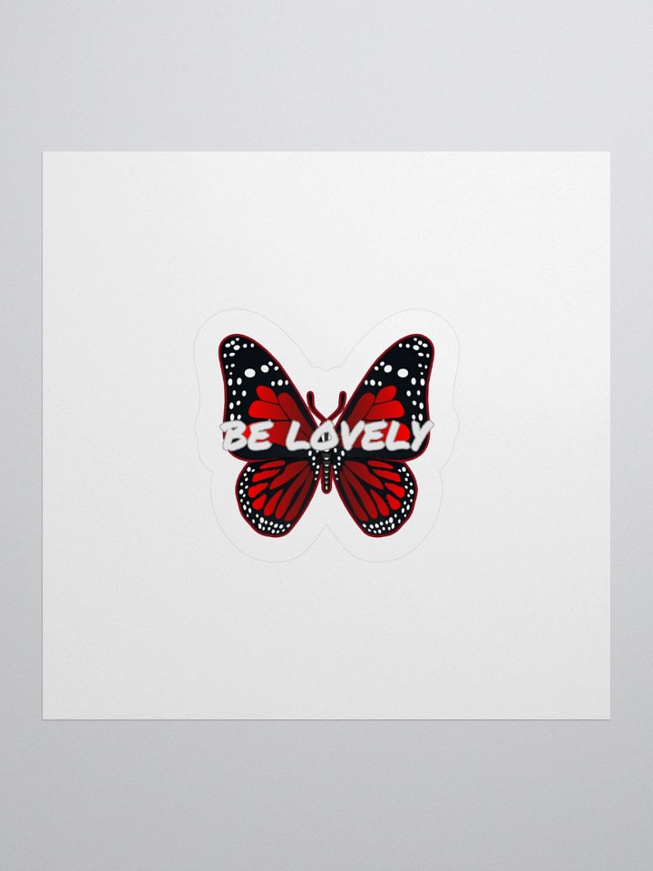 Be Lovely Butterfly Kiss Cut Stickers product image (3)