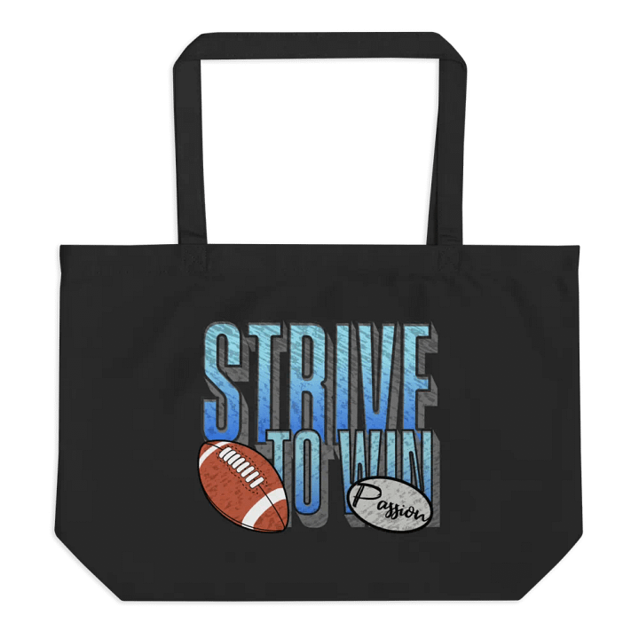 Strive To Win Football Motivational Gradient Tote product image (1)