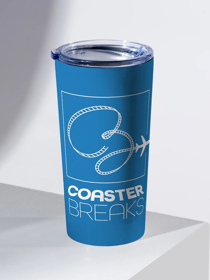 Stainless Steel Tumbler - Blue & White product image (2)