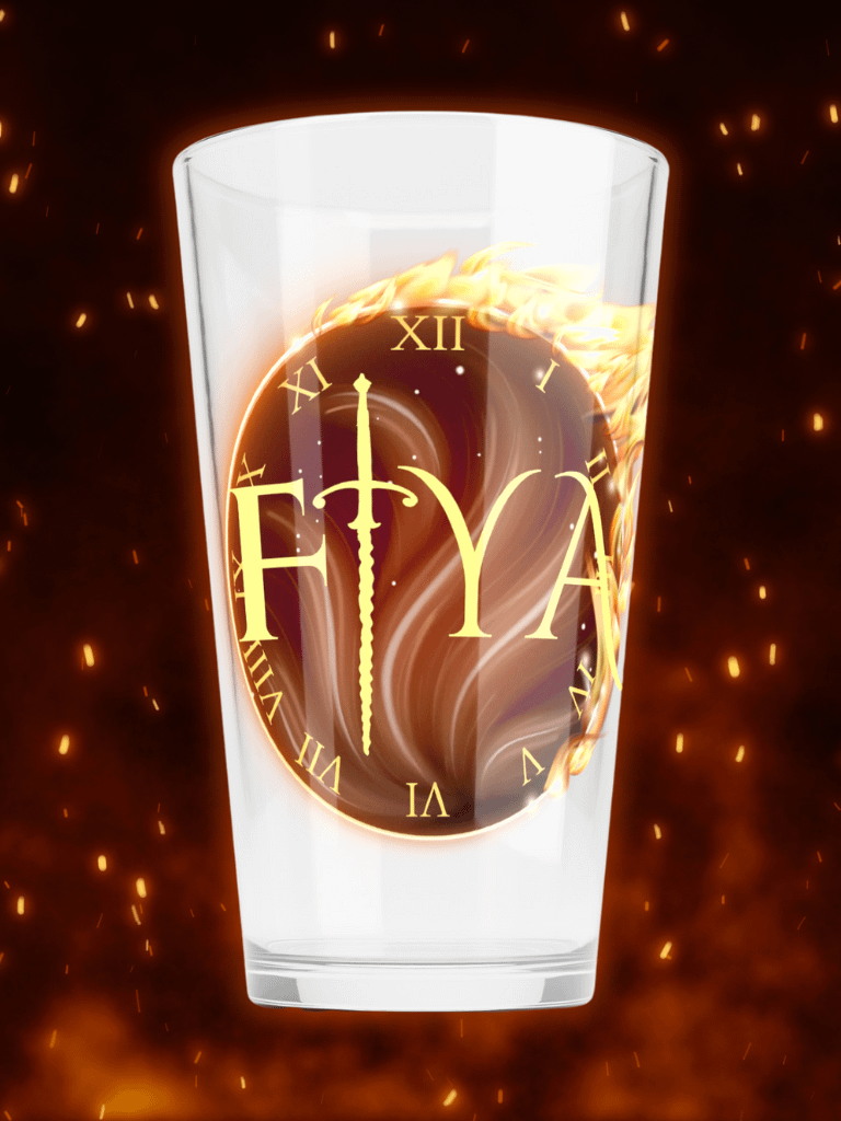 Fiya Time Pint Glass product image (1)