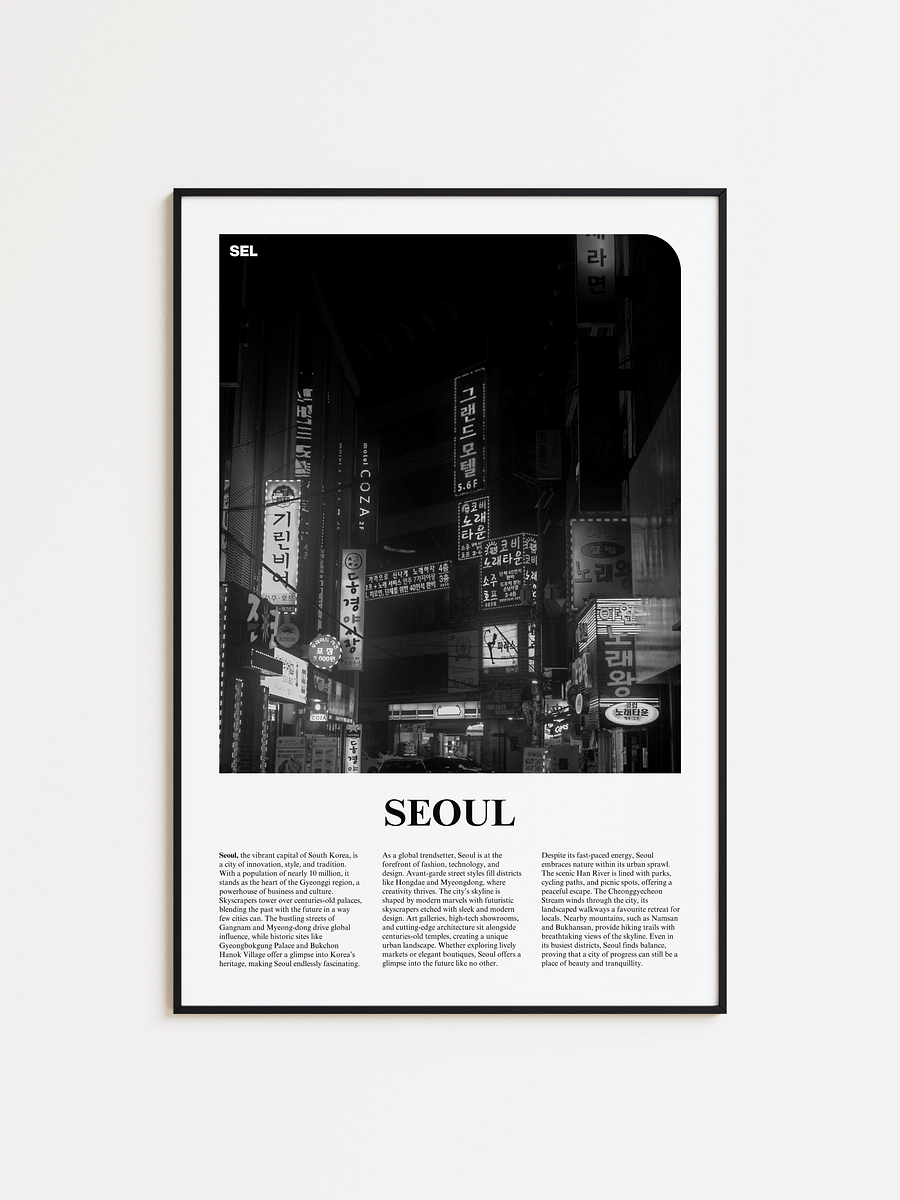 Seoul 02 Newspaper Poster product image (1)