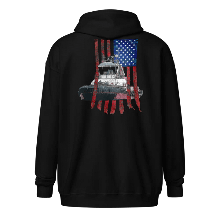 Athena Tug CE Flage Zip Hoodie product image (1)