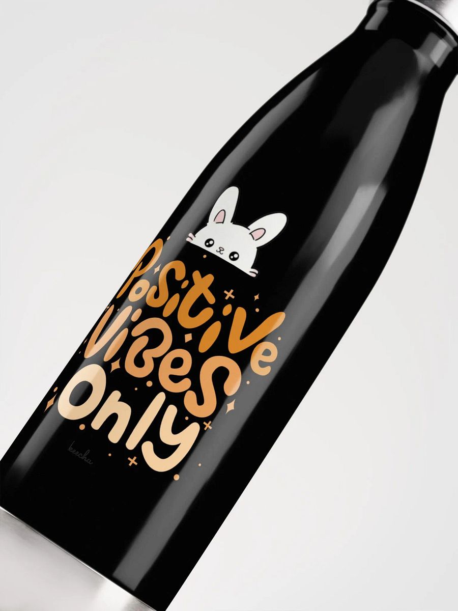 Keechu Positive Vibes Only Stainless Steel Water Bottle product image (5)