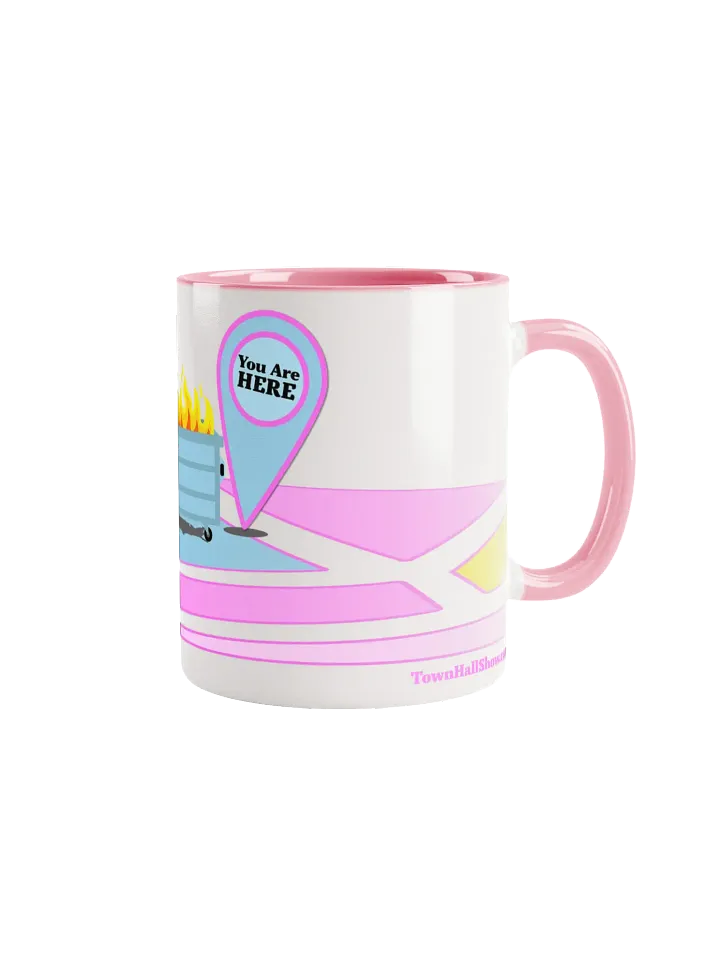 You Are HERE Dumpster Fire Map Mug product image (6)