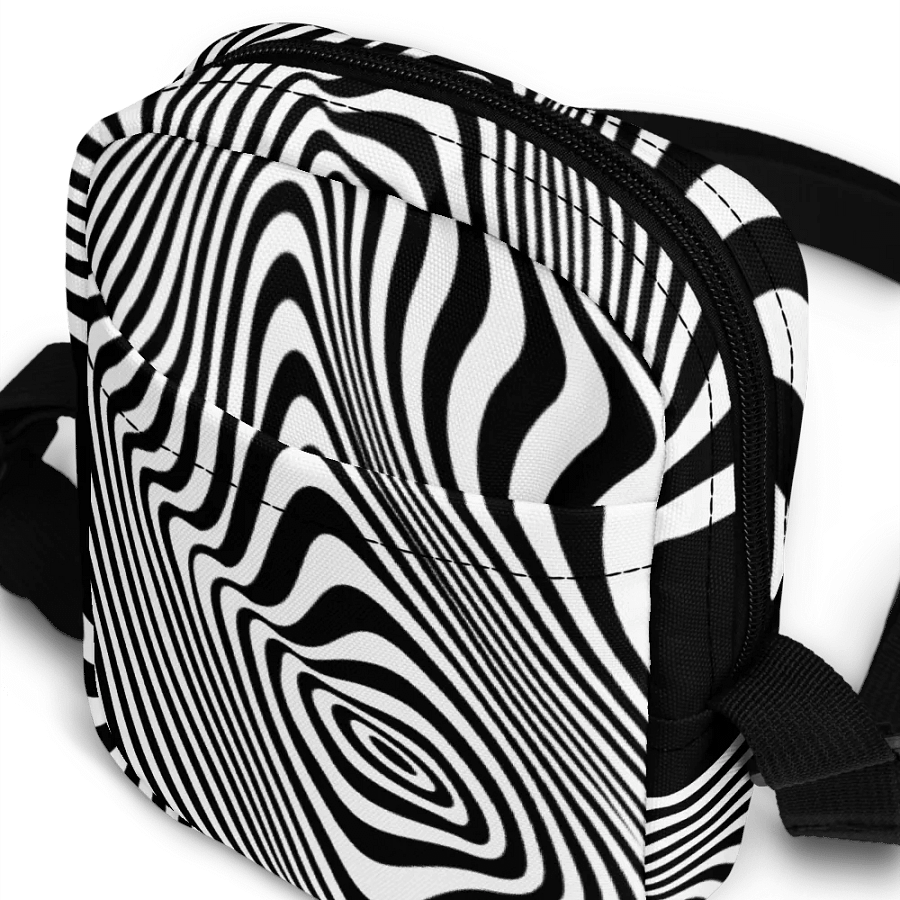 Optical Illusion Waves Crossbody Bag for mens woman friends product image (10)