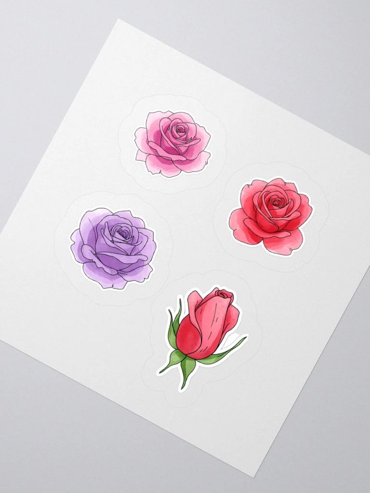 Roses of Elegance Sticker Set product image (7)