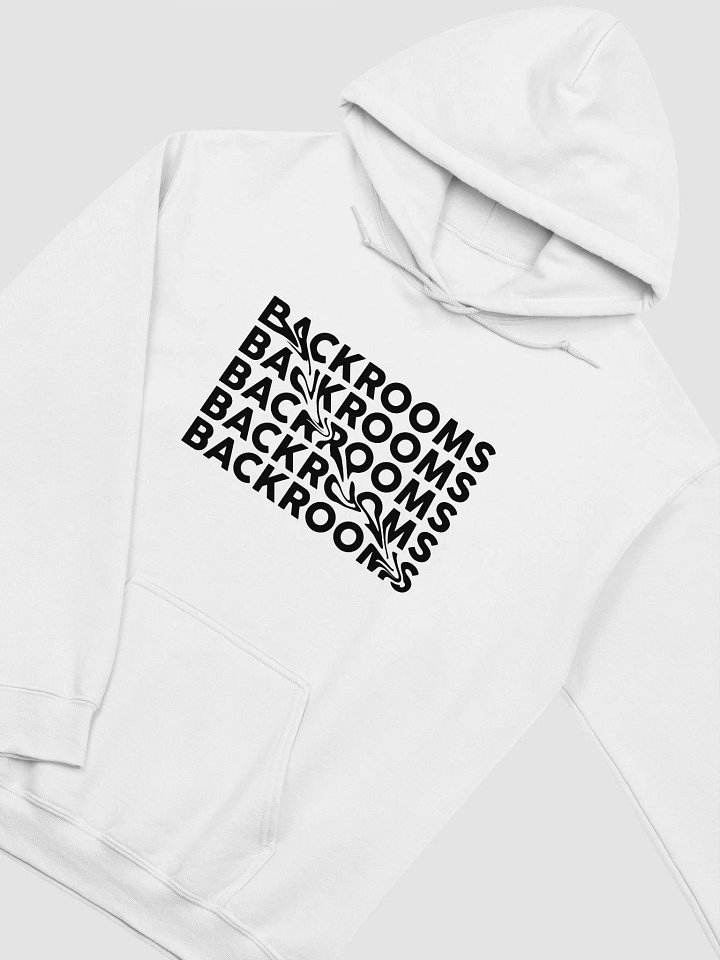 Party Pooper Backrooms White Hoodie product image (2)