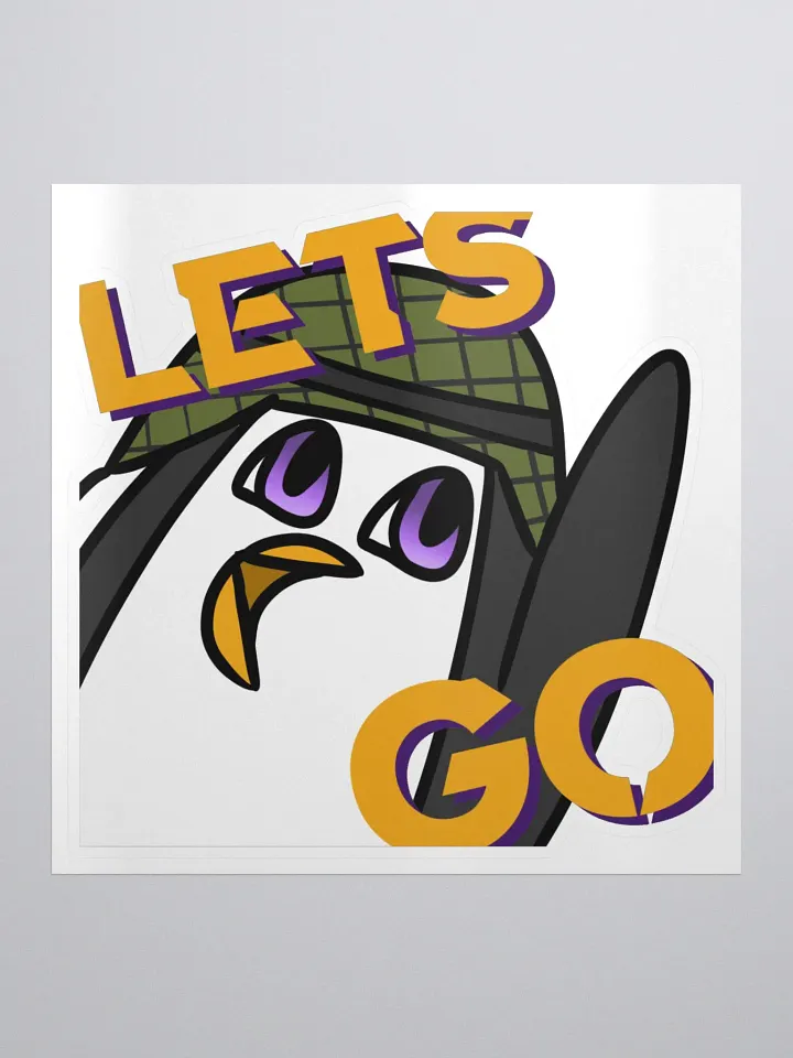 Sticker LETS GO product image (1)
