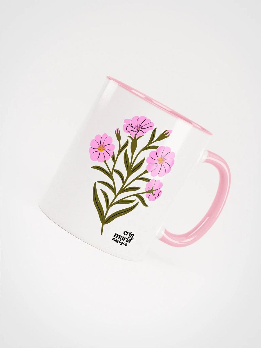 Corncockle Bouquet - Mug with Color Inside product image (4)