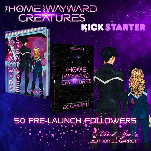 🌟 GIVEAWAY ALERT! 🌟

We've reached 50+ followers on the pre-launch page for my upcoming Kickstarter for my NEW space romantas...