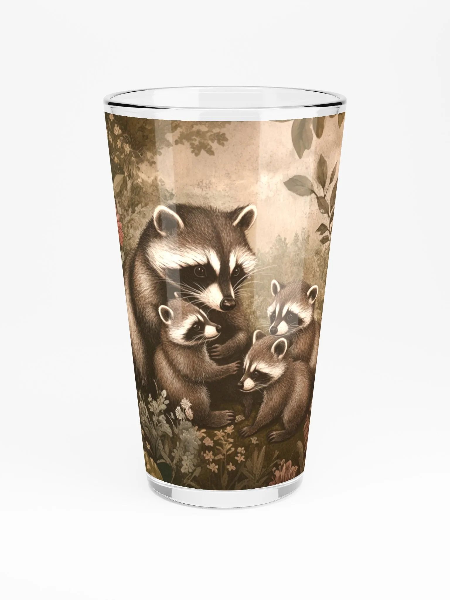 Midnight Raccoon Family Glass product image (3)
