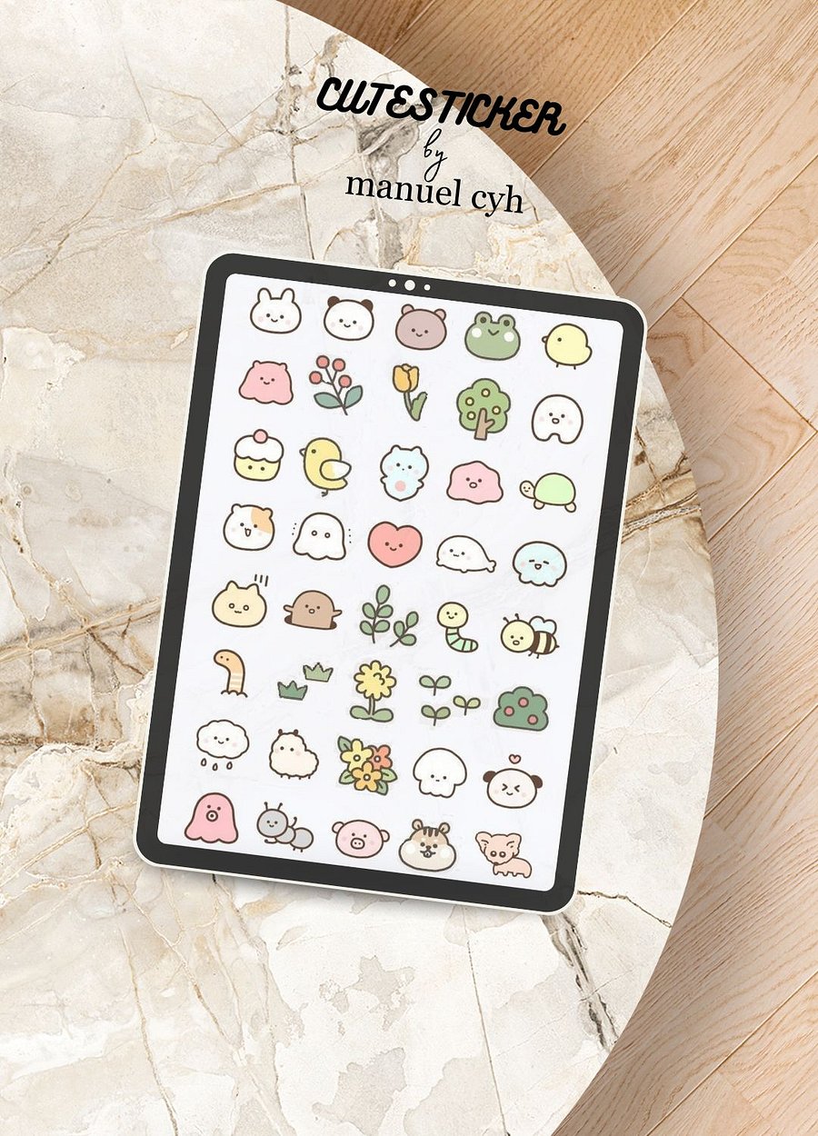Cute Character & Nature Sticker Assortment product image (1)