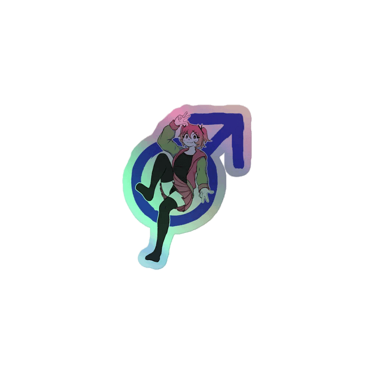 Lily Rep Sticker (Holographic) product image (1)