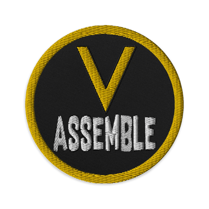 Vibrant V Assemble Embroidered Patch product image (1)