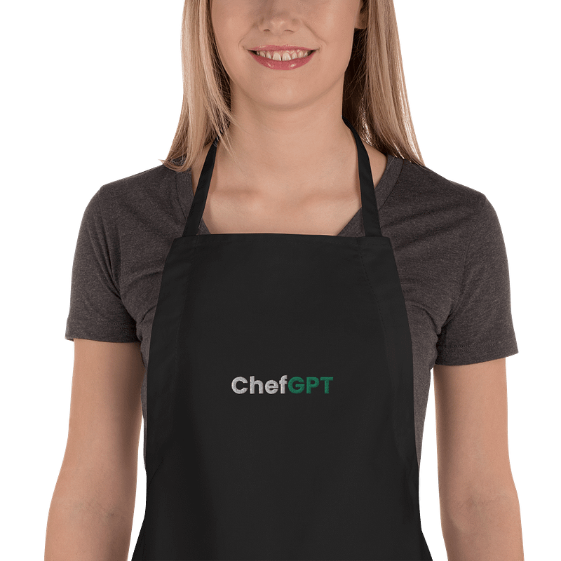 Black ChefGPT Apron