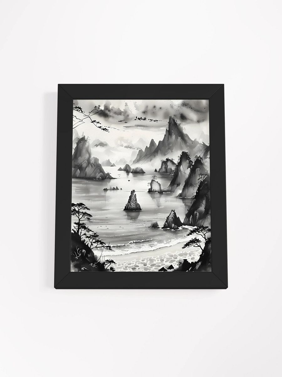Tranquil Ink Wash Landscape Poster product image (2)