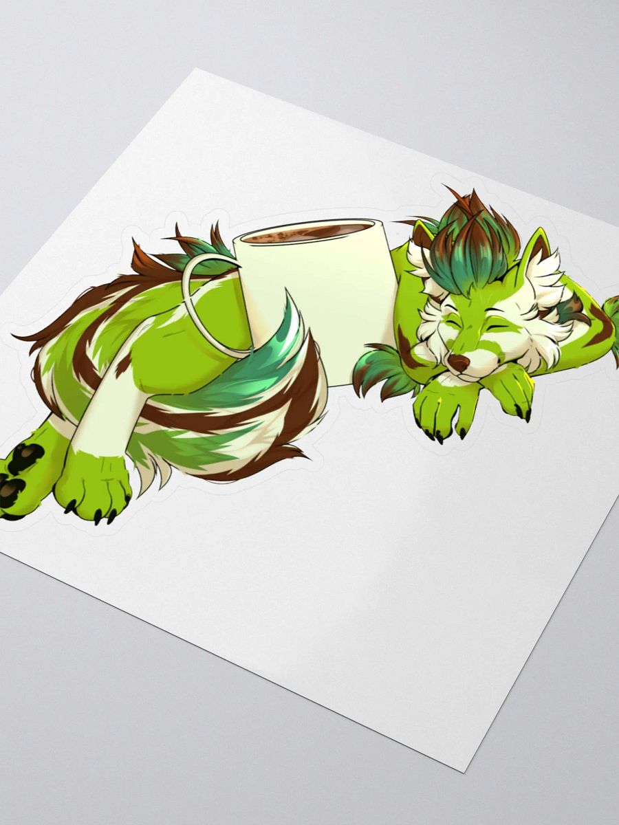 Coffee Avocado Kiss-Cut Sticker product image (5)