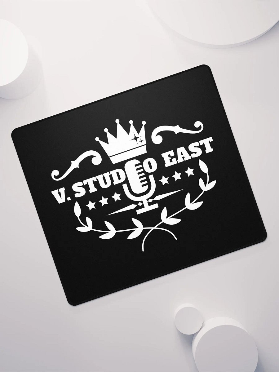 Black mousepad with white logo (large) product image (3)