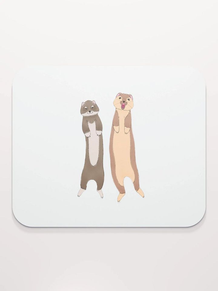 Cute Stoats Mouse Pad product image (2)