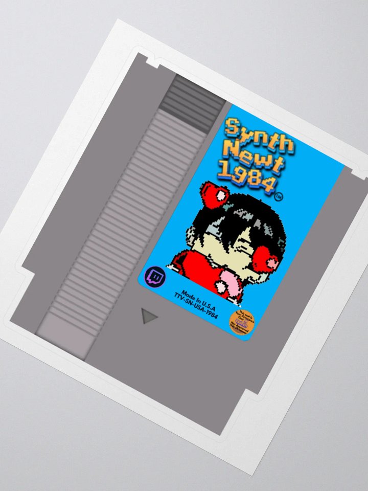 Retro Cart SynthNewt1984 Sticker product image (2)