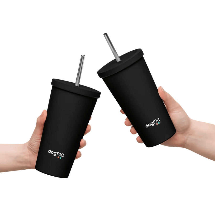 The Dog Poppy - dogPXL Artistic series Insulated Tumbler product image (7)