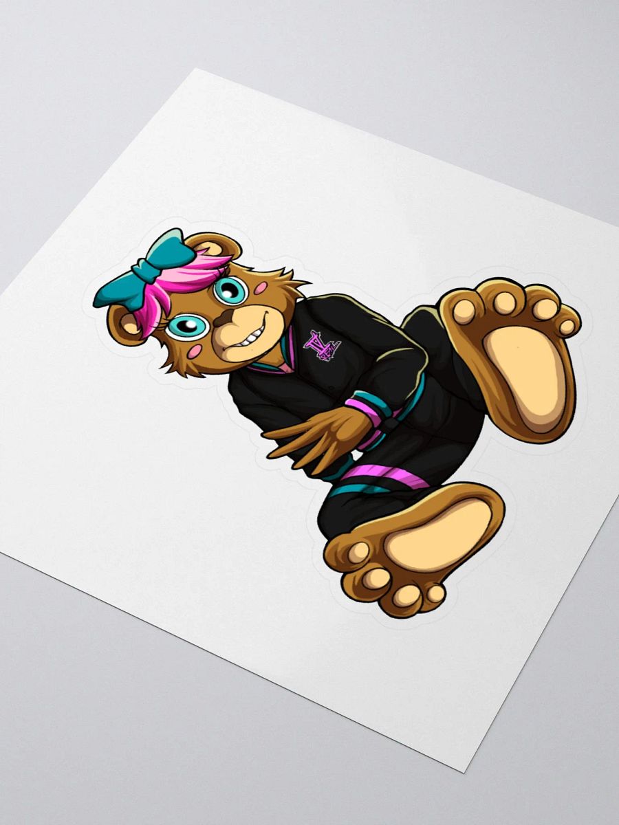 Sitting Girl Bear Sticker product image (3)