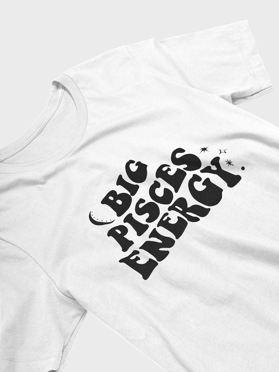 Big Pisces Energy T-Shirt (Black Logo) product image (4)
