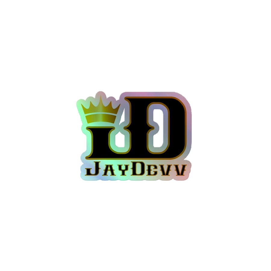 JayDevv Holographic Sticker product image (1)