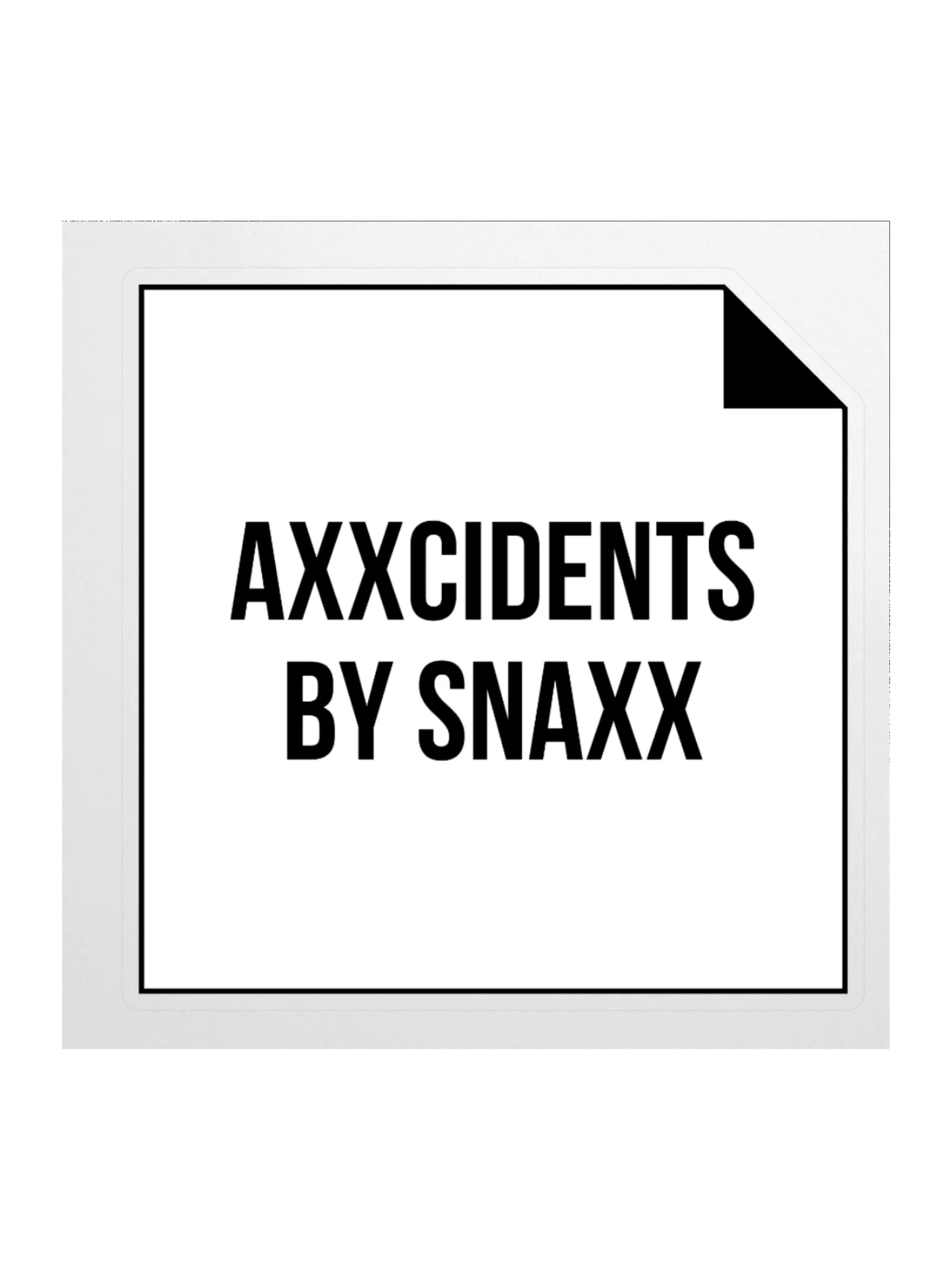 axxcident by snaxx sticker product image (3)