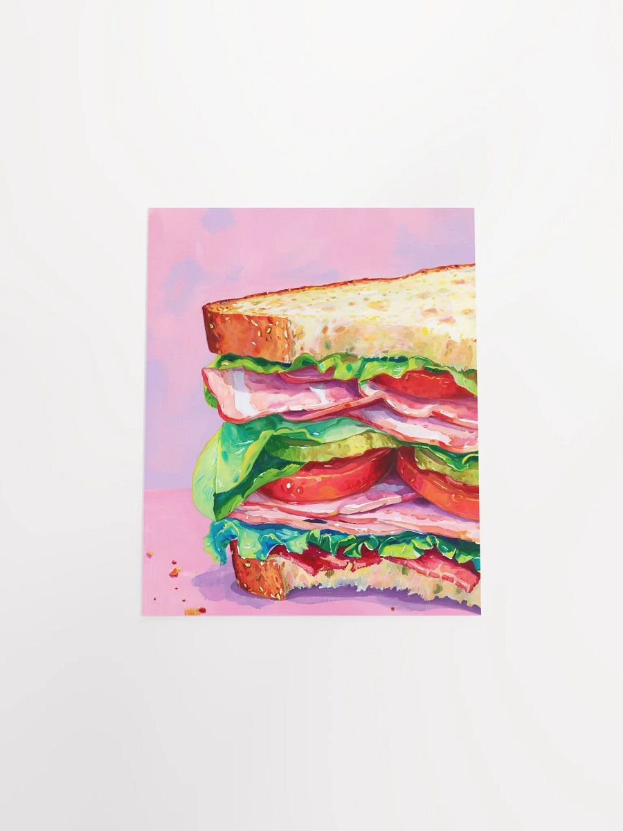 Vibrant Sandwich Delight Poster product image (4)