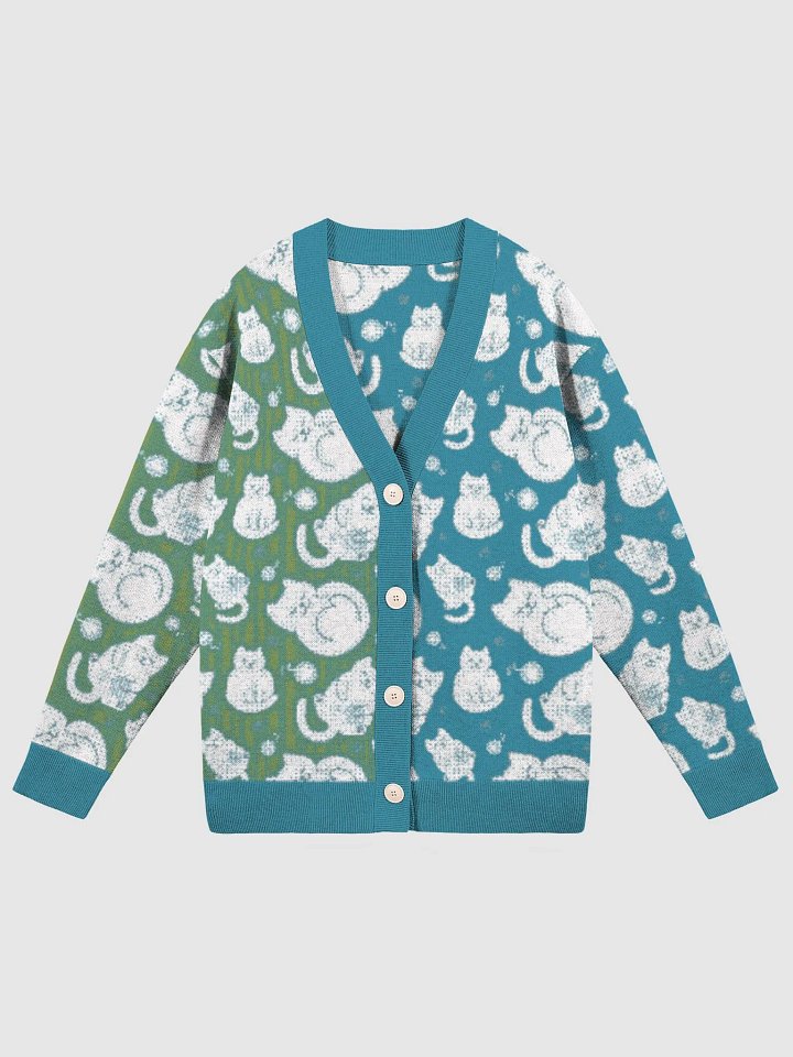 KITTY goes HERE! • knitted cardigan by Knitwise product image (1)