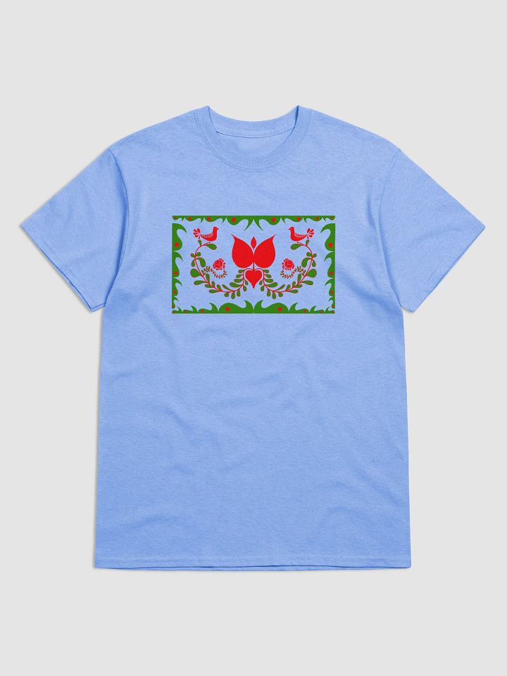 Blissful Hungary Folk Art Red Flower T-Shirt product image (1)