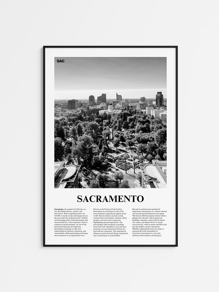 Sacramento 01 Newspaper Poster product image (1)