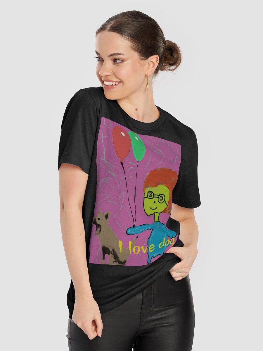 Bella+Canvas Supersoft T-Shirt : I love dog product image (88)