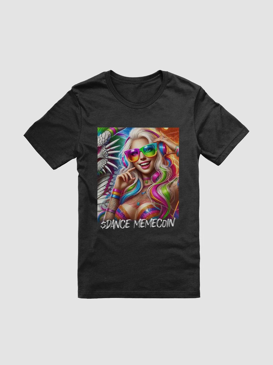 DISCO BLONDIE - DANCE MEMECOIN - PREMIUM TEE - BLACK product image (4)