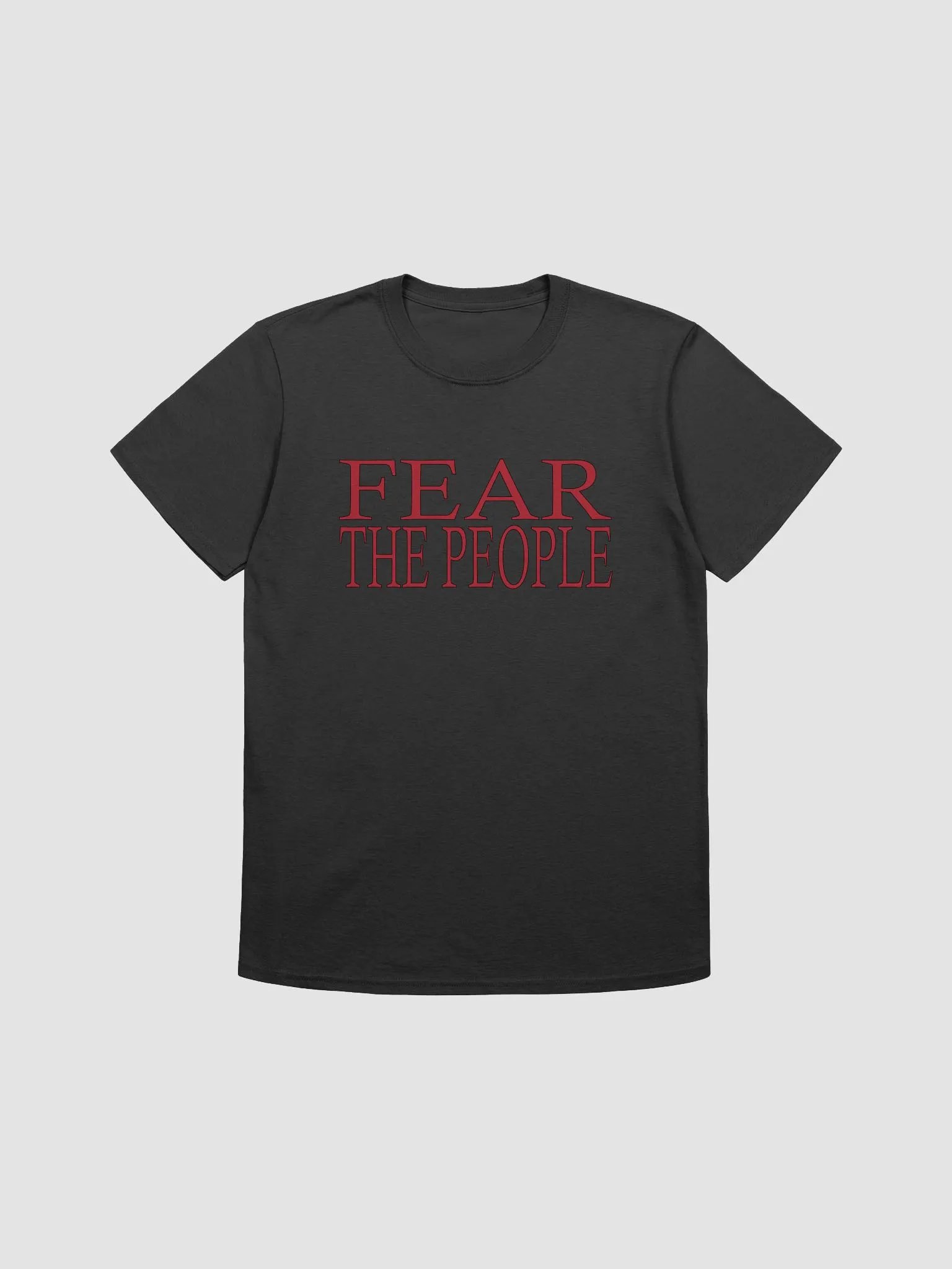 Fear The People - 01 - Red - Gildan Unisex Softstyle T-Shirt product image (2)